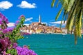 Rovinj. Beautiful historic town of Rovinj waterfront view Royalty Free Stock Photo