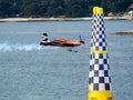 ROVINJ, CROATIA - APRIL 13 2014 airplane at Red Bull Air Race event