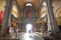 Rovinj, Croatia - August 30, 2007: Interior of the church of St. Euphemia, which is towering at the center of old town of Rovinj Royalty Free Stock Photo