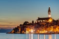 Rovinj in Croatia with the iconic Saint Euphemia church