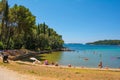 Cuvi Beach in Rovinj, Croatia Royalty Free Stock Photo