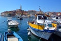 Marina of Rovinj, Croatia Royalty Free Stock Photo