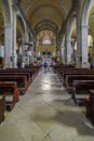 Tourist visiting inside Church of St. Euphemia , Rovinj , Croatia Royalty Free Stock Photo
