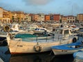 Charmingly Picturesque Rovinj harbour at dusk, Croatia