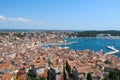 Rovinj, Istria, Croatia. Aerial shot Royalty Free Stock Photo