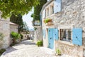 Rovinj, Istria, Croatia - Picturesque alleyway of the Middle Ages