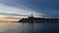 Rovinj Old Town sunset