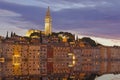 Rovinj at sunset. Croatia. Royalty Free Stock Photo