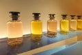 Perfume bottle in showcase Royalty Free Stock Photo