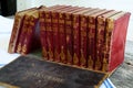 Row of Antique Books by Shakespeare