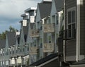 Row of apartment buildings in Redmond