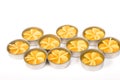 Row of aromatic candles Royalty Free Stock Photo