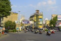 Row of auto rickshaws on Lokmanya Tilak chowk near Alka talkies