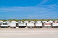 Row of beach houses, Netherlands