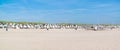 Row of beach houses, Netherlands