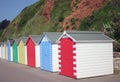 Row Of Beach Huts