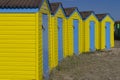 Row of Beach Huts, Littlehampton, England Royalty Free Stock Photo