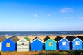 Row of Beach Huts at Southwold Beach