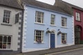 A row of beautiful Georgian terraced properties in Hillsborough Northern Ireland Royalty Free Stock Photo