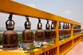 Row of bells Royalty Free Stock Photo