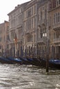 Italian Water Gondolas Royalty Free Stock Photo