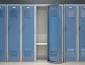 Locker Open Royalty Free Stock Photo