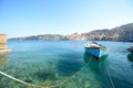 Row boat on the sea