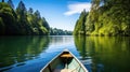 row boating lake Royalty Free Stock Photo