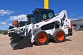 Row of Bobcat skid steers