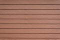 Row of brown Shera wood wall Royalty Free Stock Photo