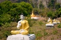 Garden of One Thousand Buddhas or Lumbini Garden in Hpa-An, Myanmar Royalty Free Stock Photo