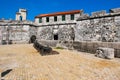 Row of Cannons Royalty Free Stock Photo