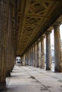 Row of classic greek columns