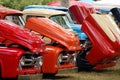 Row of Classic Trucks Royalty Free Stock Photo