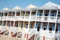 Row of Colorful Beach Houses Royalty Free Stock Photo