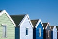 Row Of Colorful Beach Huts