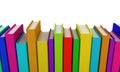 Row of colorful books Royalty Free Stock Photo