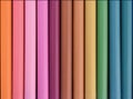 Row of colorful felt tip pens background Royalty Free Stock Photo