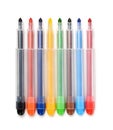 Row of colorful felt tip pens Royalty Free Stock Photo