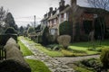 Row of cottages in a Village in Kent Royalty Free Stock Photo