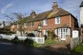 Row of cottages in a Village in Kent Royalty Free Stock Photo