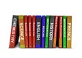 Row of Education Books Royalty Free Stock Photo