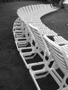 Row of Empty Chairs Royalty Free Stock Photo