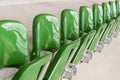 Row of empty chairs Royalty Free Stock Photo