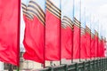 Row of festive flags