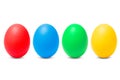 Four painted eggs Royalty Free Stock Photo