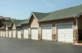 Row of Garages Royalty Free Stock Photo