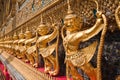 Row of Garuda The Grand Palace Royalty Free Stock Photo