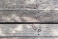 Row of gray old and weathered boards horizontal background Royalty Free Stock Photo