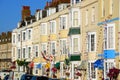 Row of guesthouses, Weymouth. Royalty Free Stock Photo